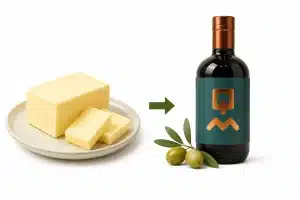 come sostituire il burro con l'olio
