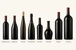 tipi di bottiglie di vino
