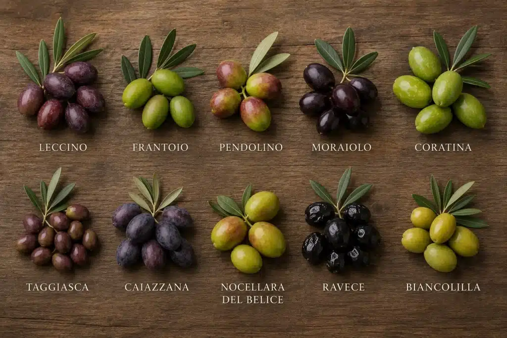varietà di olive italiane